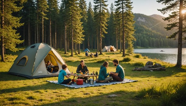 Partir en vacances écoresponsables dans un camping nature