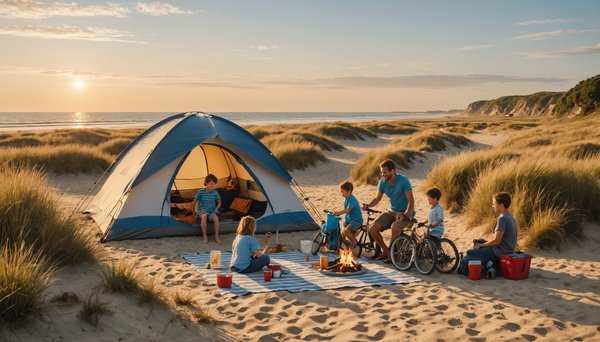 Le charme du camping en famille près d'une plage de Vendée