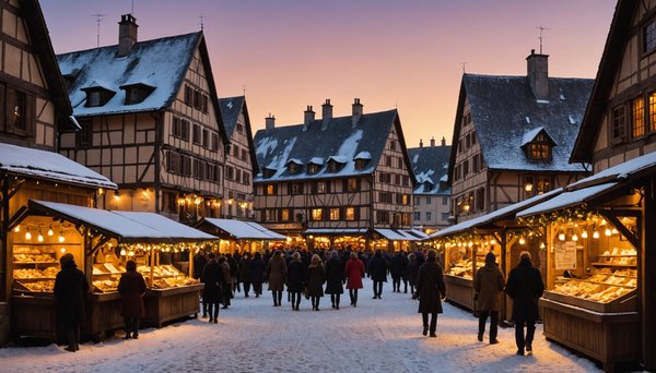 Noël féérique en France : le marché traditionnel de Lille